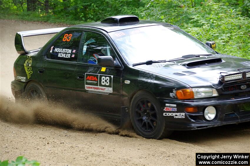 Jacob Kohler / Zach Houliston Subaru Impreza on SS1, Steamboat I.