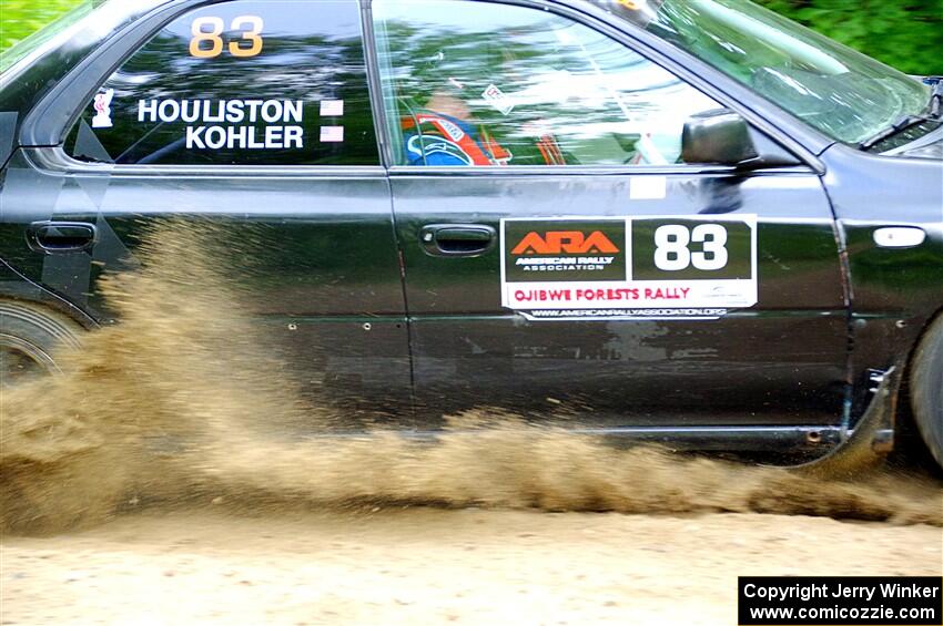 Jacob Kohler / Zach Houliston Subaru Impreza on SS1, Steamboat I.