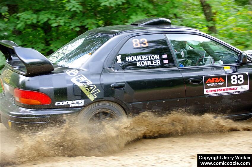 Jacob Kohler / Zach Houliston Subaru Impreza on SS1, Steamboat I.