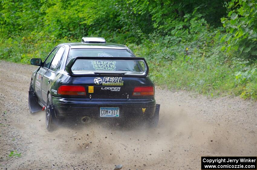 Jacob Kohler / Zach Houliston Subaru Impreza on SS1, Steamboat I.