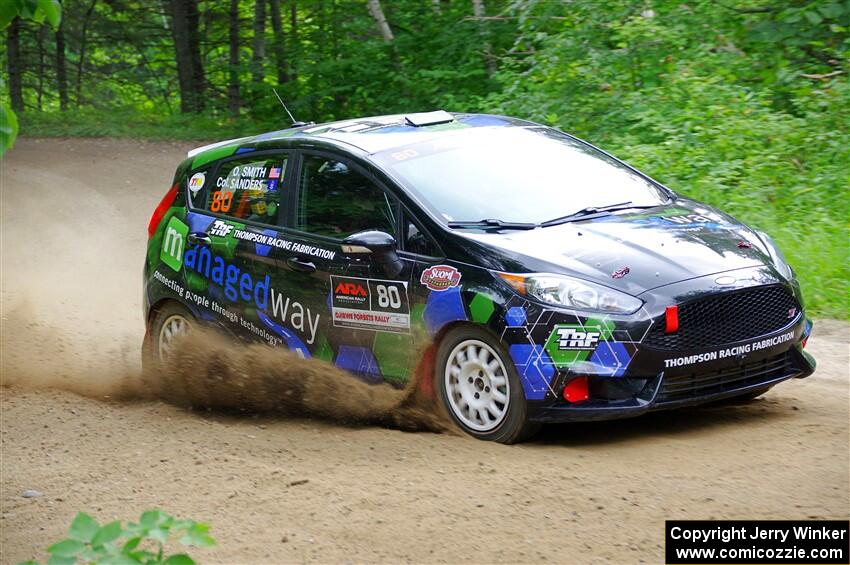 Ryan Sanders / Oliver Smith Ford Fiesta ST on SS1, Steamboat I.