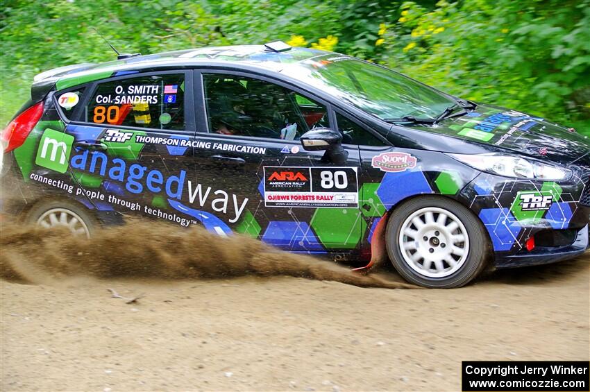 Ryan Sanders / Oliver Smith Ford Fiesta ST on SS1, Steamboat I.