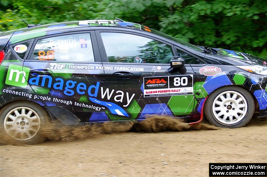 Ryan Sanders / Oliver Smith Ford Fiesta ST on SS1, Steamboat I.