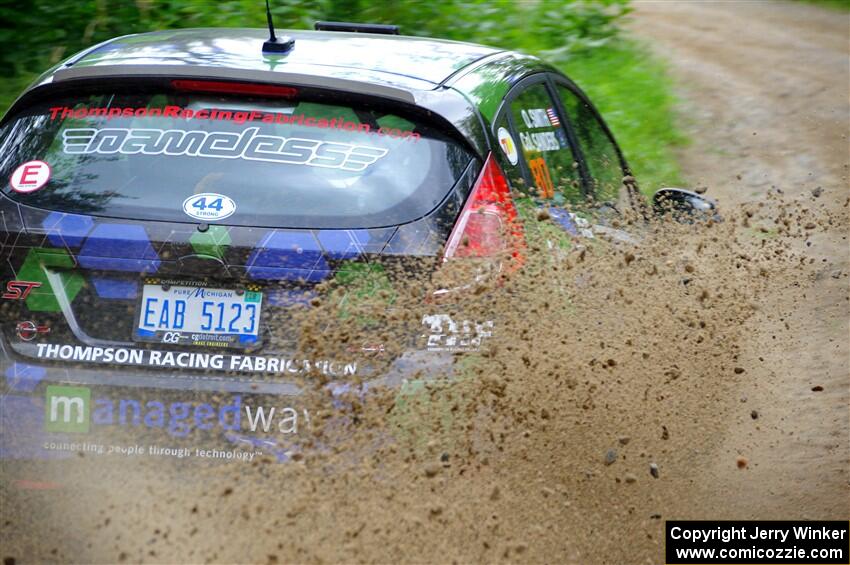 Ryan Sanders / Oliver Smith Ford Fiesta ST on SS1, Steamboat I.