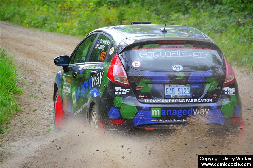 Ryan Sanders / Oliver Smith Ford Fiesta ST on SS1, Steamboat I.