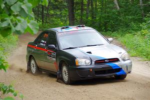 Andrew Dustman / Jake Ringger Subaru WRX on SS1, Steamboat I.