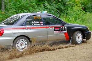 Andrew Dustman / Jake Ringger Subaru WRX on SS1, Steamboat I.