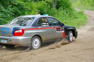 Andrew Dustman / Jake Ringger Subaru WRX on SS1, Steamboat I.