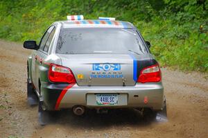 Andrew Dustman / Jake Ringger Subaru WRX on SS1, Steamboat I.