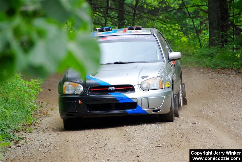 Andrew Dustman / Jake Ringger Subaru WRX on SS1, Steamboat I.