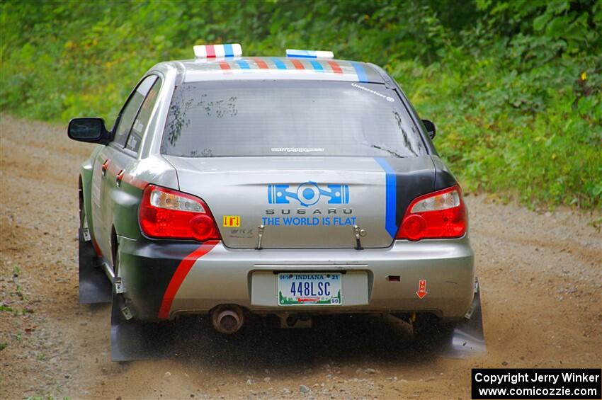 Andrew Dustman / Jake Ringger Subaru WRX on SS1, Steamboat I.