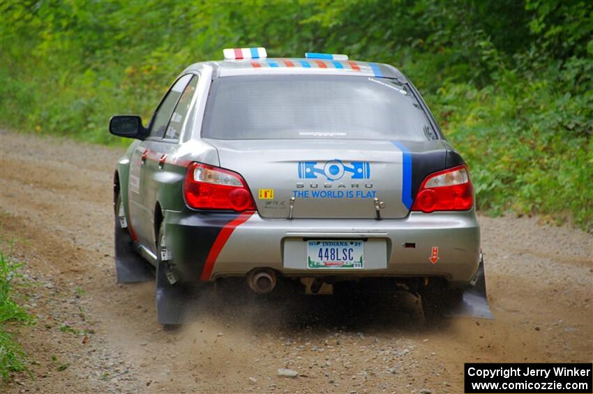 Andrew Dustman / Jake Ringger Subaru WRX on SS1, Steamboat I.