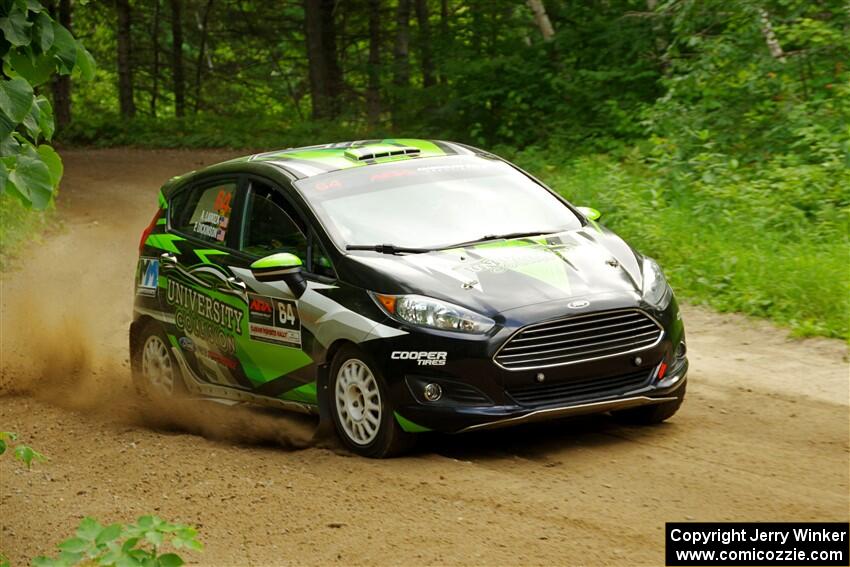 Paul Dickinson / Alison LaRoza Ford Fiesta on SS1, Steamboat I.