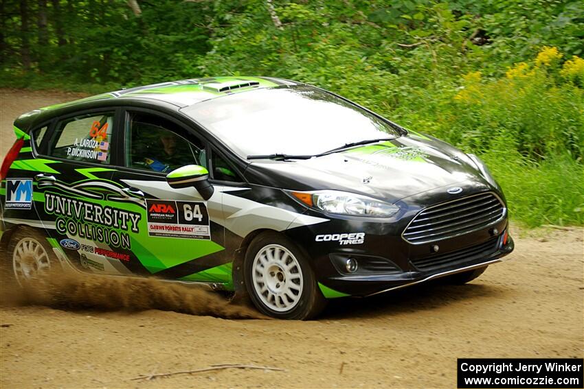 Paul Dickinson / Alison LaRoza Ford Fiesta on SS1, Steamboat I.