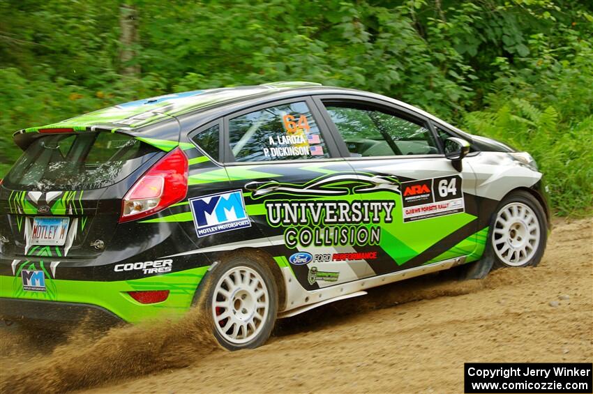 Paul Dickinson / Alison LaRoza Ford Fiesta on SS1, Steamboat I.