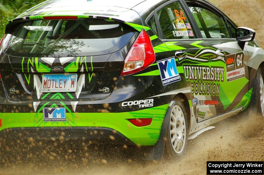 Paul Dickinson / Alison LaRoza Ford Fiesta on SS1, Steamboat I.