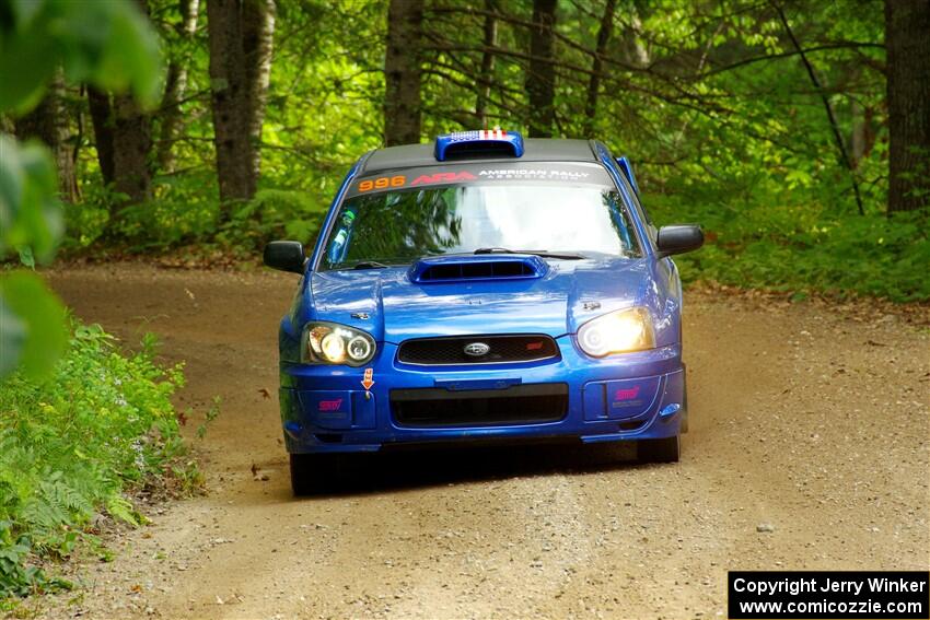 Josh Armantrout / Dan Kelly Subaru WRX STi on SS1, Steamboat I.