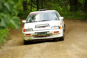 Harlan Goerger / Ryan Raguse Honda CRX on SS1, Steamboat I.