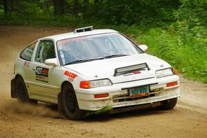 Harlan Goerger / Ryan Raguse Honda CRX on SS1, Steamboat I.