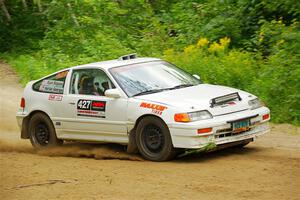 Harlan Goerger / Ryan Raguse Honda CRX on SS1, Steamboat I.