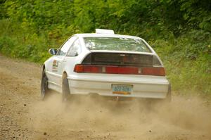 Harlan Goerger / Ryan Raguse Honda CRX on SS1, Steamboat I.