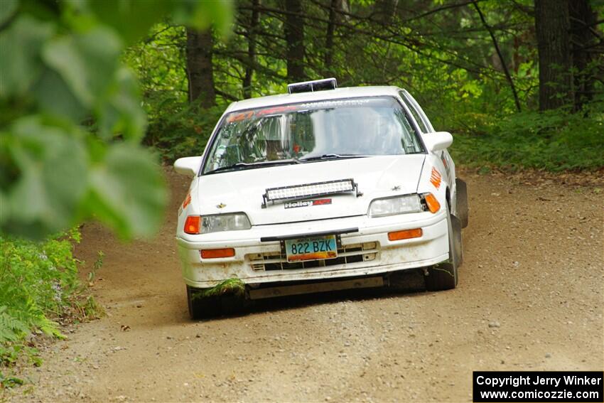 Harlan Goerger / Ryan Raguse Honda CRX on SS1, Steamboat I.