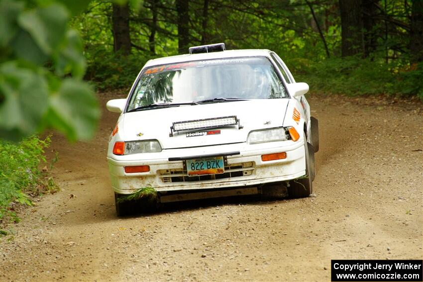 Harlan Goerger / Ryan Raguse Honda CRX on SS1, Steamboat I.