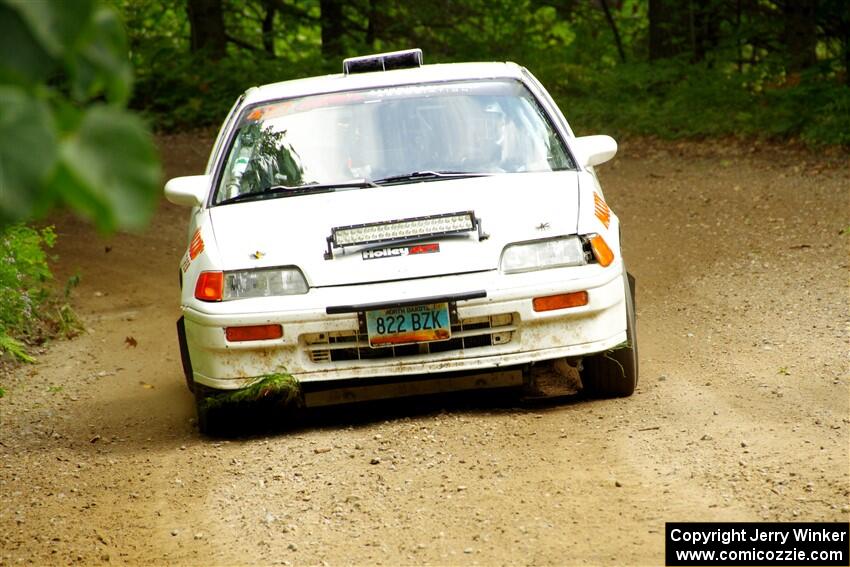 Harlan Goerger / Ryan Raguse Honda CRX on SS1, Steamboat I.