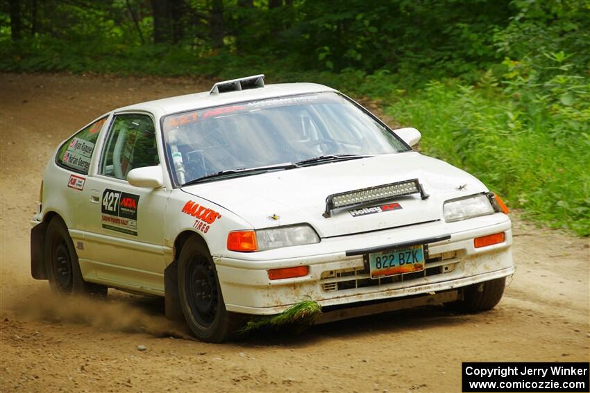 Harlan Goerger / Ryan Raguse Honda CRX on SS1, Steamboat I.