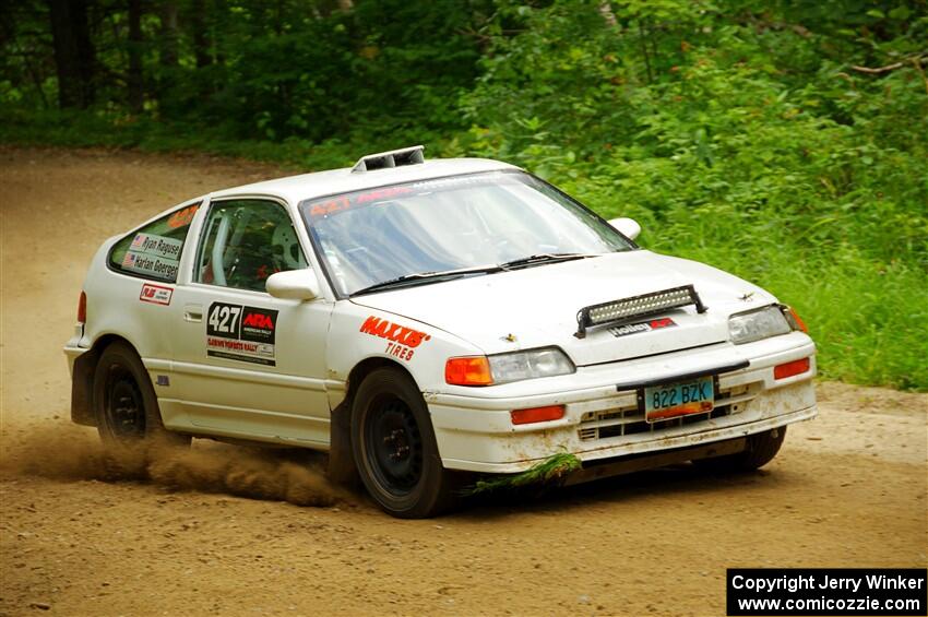 Harlan Goerger / Ryan Raguse Honda CRX on SS1, Steamboat I.