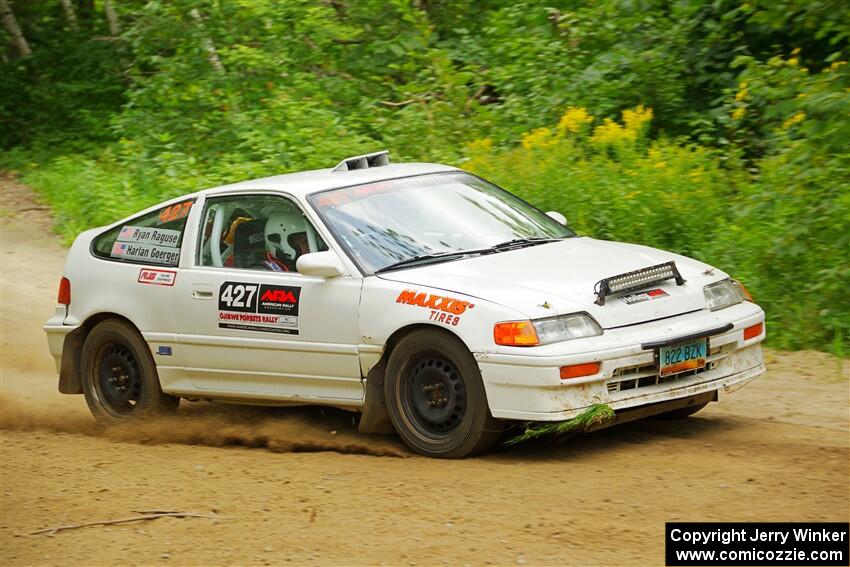 Harlan Goerger / Ryan Raguse Honda CRX on SS1, Steamboat I.