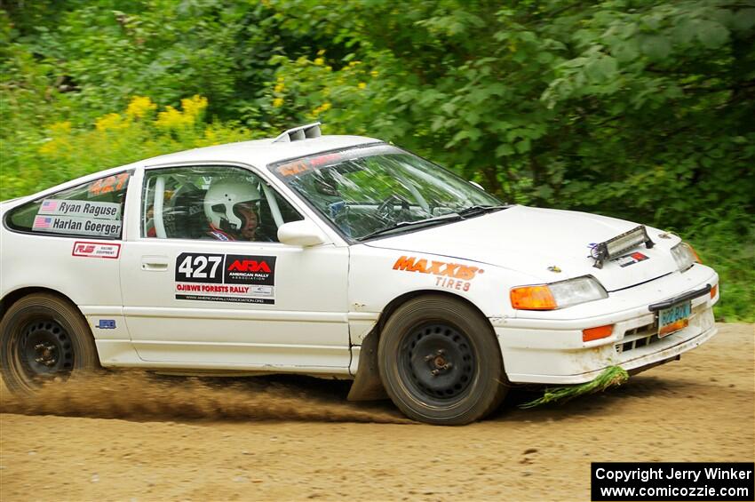 Harlan Goerger / Ryan Raguse Honda CRX on SS1, Steamboat I.