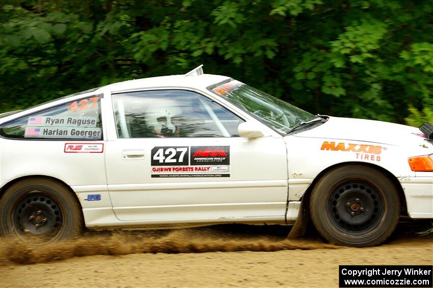 Harlan Goerger / Ryan Raguse Honda CRX on SS1, Steamboat I.