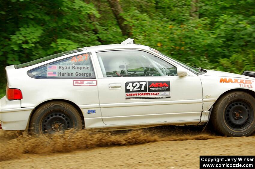 Harlan Goerger / Ryan Raguse Honda CRX on SS1, Steamboat I.