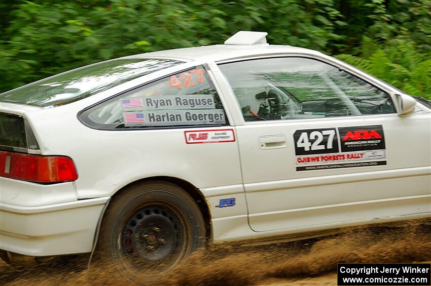 Harlan Goerger / Ryan Raguse Honda CRX on SS1, Steamboat I.