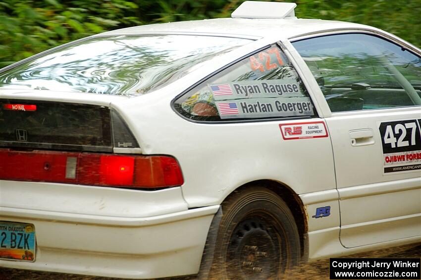 Harlan Goerger / Ryan Raguse Honda CRX on SS1, Steamboat I.