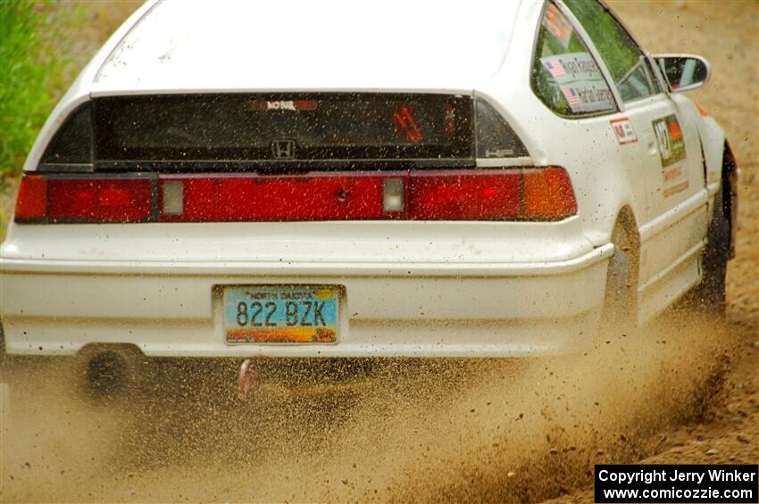 Harlan Goerger / Ryan Raguse Honda CRX on SS1, Steamboat I.