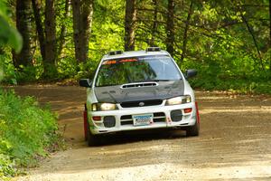 Aidan Hicks / John Hicks Subaru Impreza Wagon on SS1, Steamboat I.