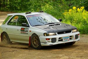 Aidan Hicks / John Hicks Subaru Impreza Wagon on SS1, Steamboat I.