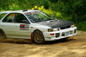 Aidan Hicks / John Hicks Subaru Impreza Wagon on SS1, Steamboat I.