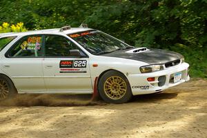 Aidan Hicks / John Hicks Subaru Impreza Wagon on SS1, Steamboat I.