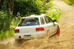 Aidan Hicks / John Hicks Subaru Impreza Wagon on SS1, Steamboat I.