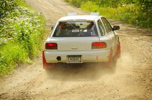 Aidan Hicks / John Hicks Subaru Impreza Wagon on SS1, Steamboat I.