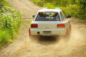 Aidan Hicks / John Hicks Subaru Impreza Wagon on SS1, Steamboat I.