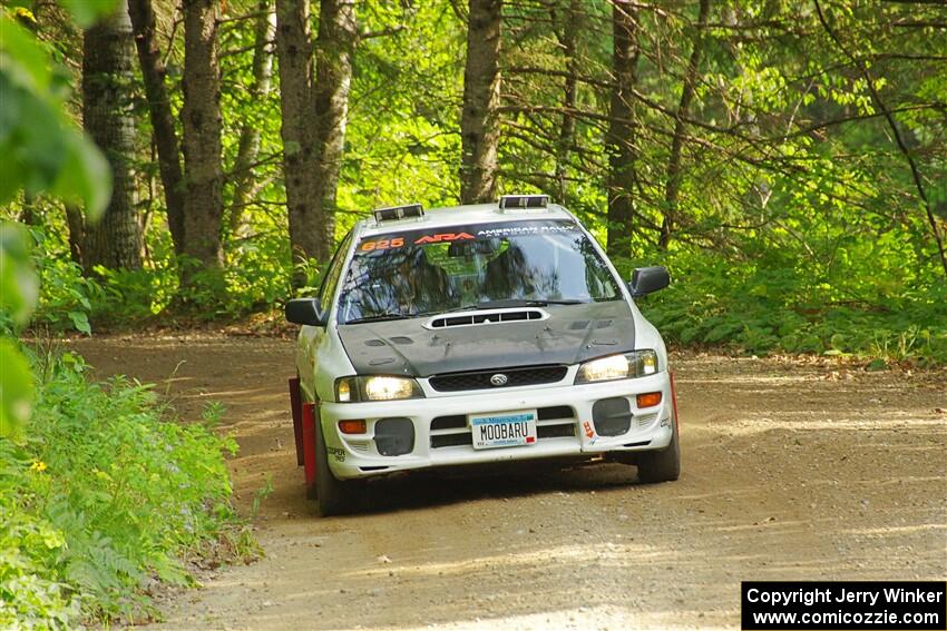 Aidan Hicks / John Hicks Subaru Impreza Wagon on SS1, Steamboat I.