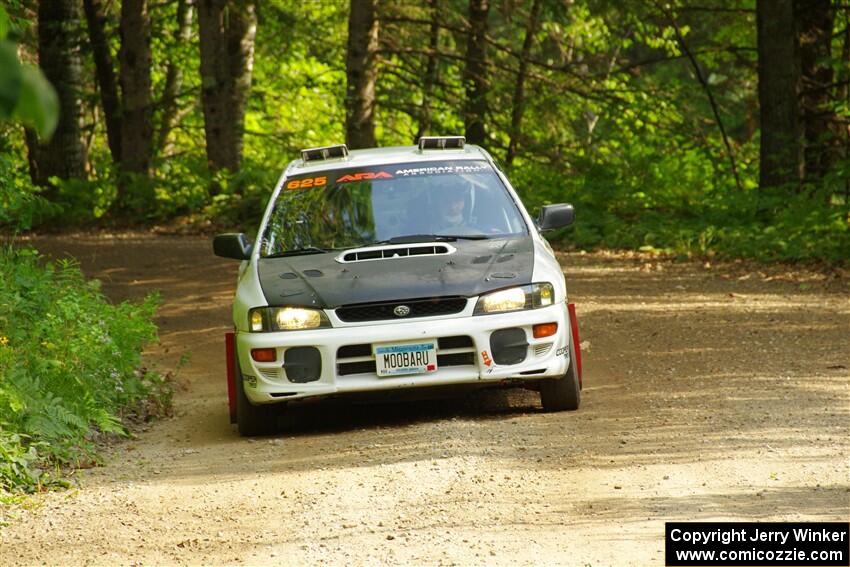 Aidan Hicks / John Hicks Subaru Impreza Wagon on SS1, Steamboat I.