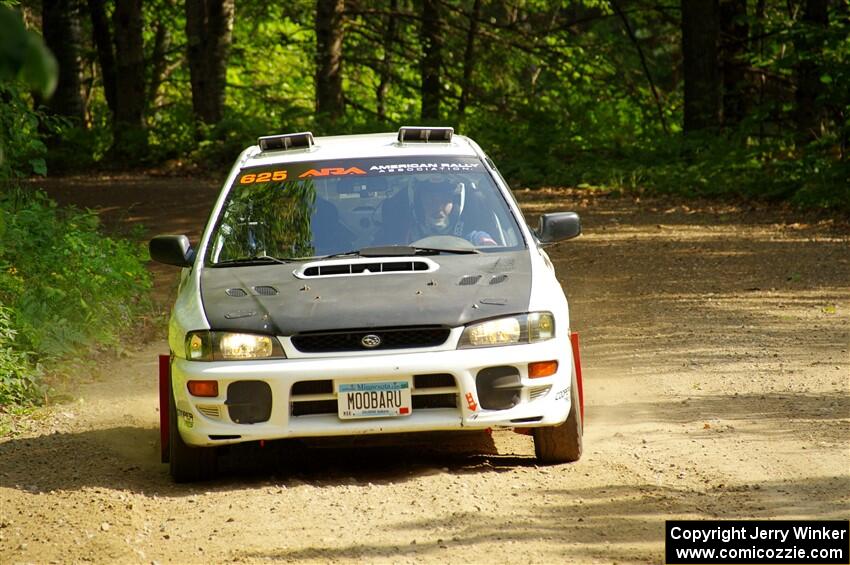 Aidan Hicks / John Hicks Subaru Impreza Wagon on SS1, Steamboat I.