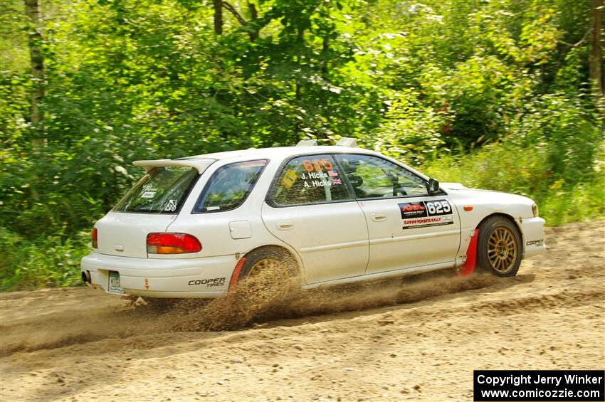 Aidan Hicks / John Hicks Subaru Impreza Wagon on SS1, Steamboat I.