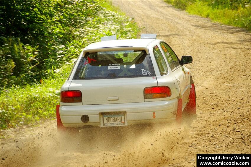 Aidan Hicks / John Hicks Subaru Impreza Wagon on SS1, Steamboat I.