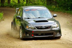 Daryl Bergen / Calvin Bergen Subaru WRX STi on SS1, Steamboat I.